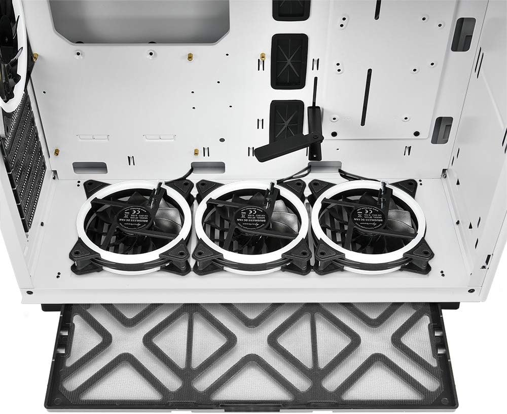Sharkoon Pure Steel weiss, PC Gehäuse, RGB Weiss/RGB, Weiß/RGB
