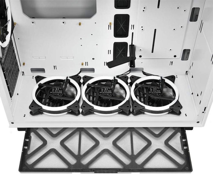 Sharkoon Pure Steel weiss, PC Gehäuse, RGB Weiss/RGB, Weiß/RGB