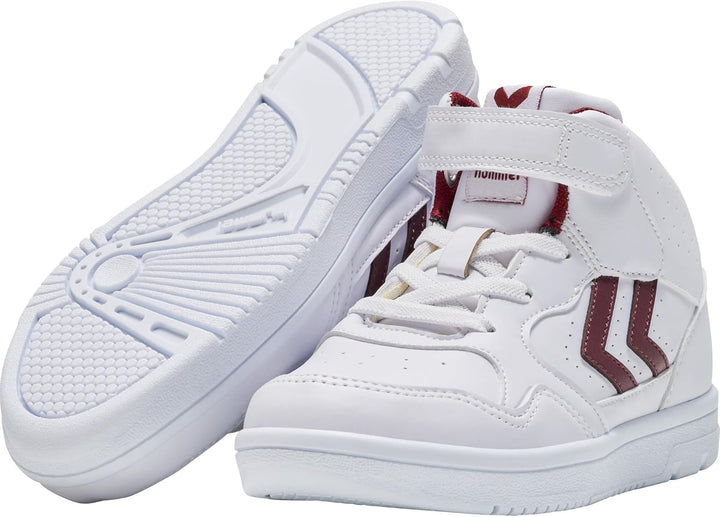 hummel Unisex Kinder Klettverschluss Camden High Sneaker 30 EU Pansy, 30 EU Pansy