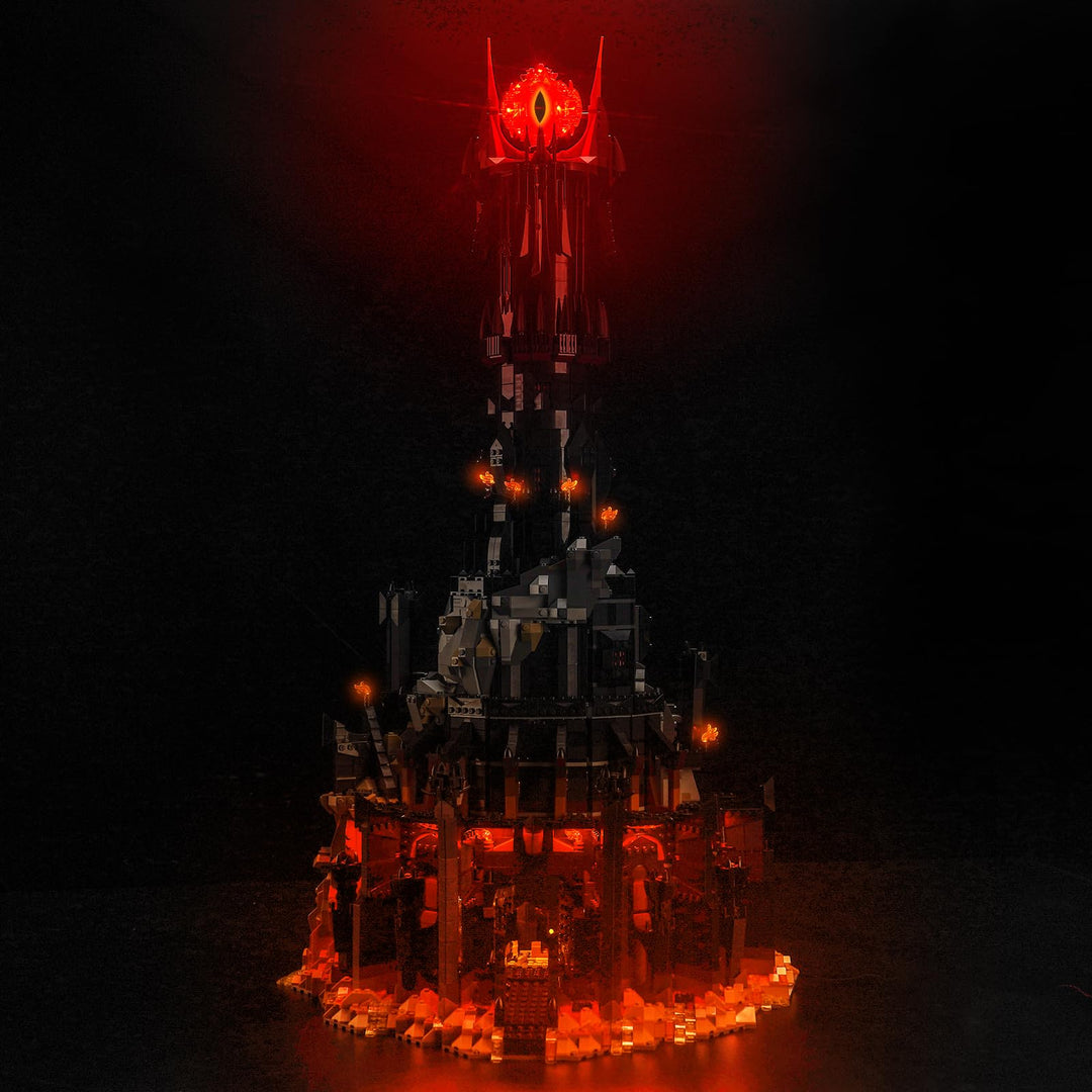 Update Version Led Licht Set für Lego 10333 The Lord of The Rings: Barad-dûr (Kein Lego), Dekoration