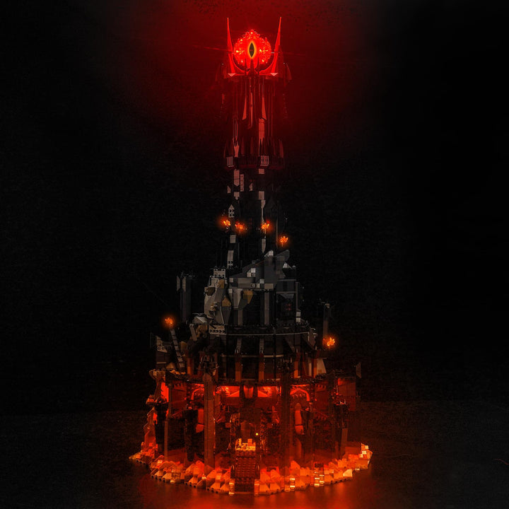 Update Version Led Licht Set für Lego 10333 The Lord of The Rings: Barad-dûr (Kein Lego), Dekoration