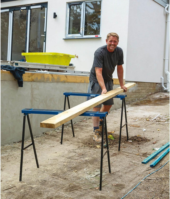 Draper 52072 Gestelle/Gerüste, 1000 x 800 mm, faltbar, 2 Stück