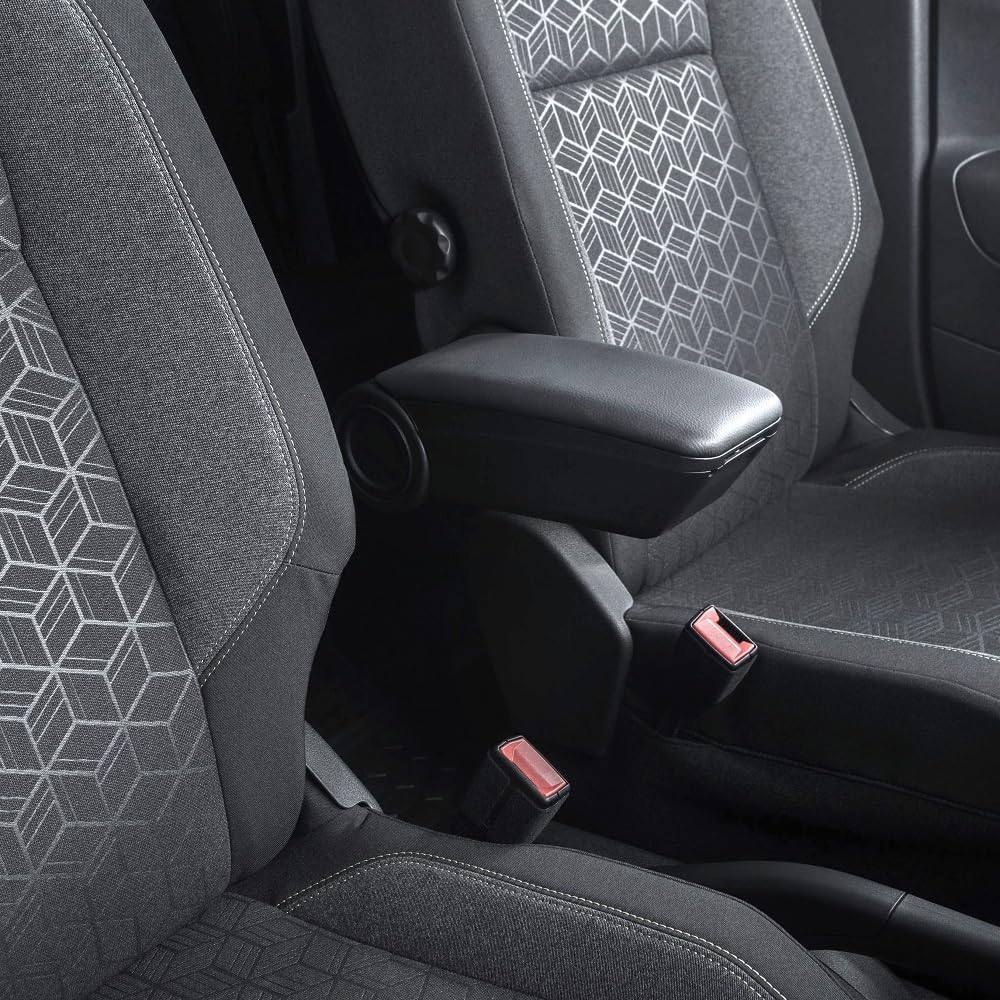 Rati ArmsterOE1 MITTELARMLEHNE passend für DACIA Duster 2018- I Armlehne mit Staufach, zum Befestigu