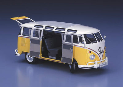 Hasegawa CH48 1/24 Volkswagen T2, 1963, mit Innenausstattung, Mehrfarbig