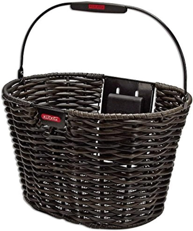 KLICKfix Farradtasche Structura Oval mit KLICKfix adapter Dunkelbraun, Dunkelbraun