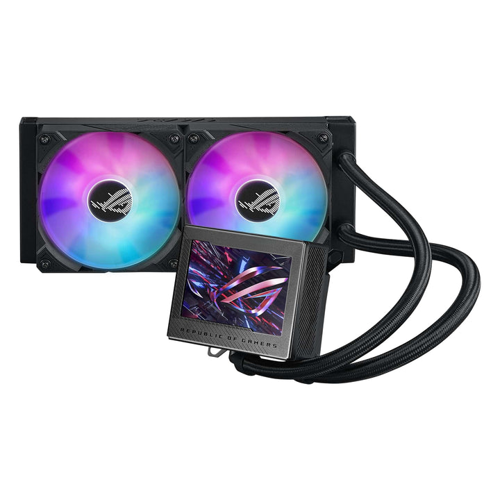 ASUS ROG Ryujin III 240 ARGB All-in-One-Flüssigkeits-CPU-Kühler mit 3,5-Zoll-LCD, Asetek-Pumpe der 8