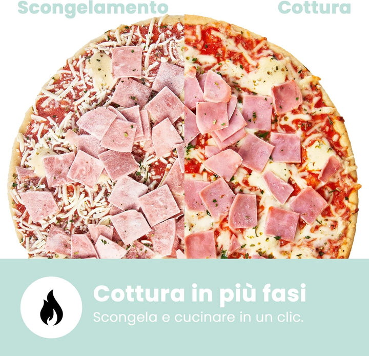 COMFEE' Digitale Mikrowelle, 700 W, 20 l, 6 voreingestellte Menüs, Express Cook, 11 Leistungsstufen,