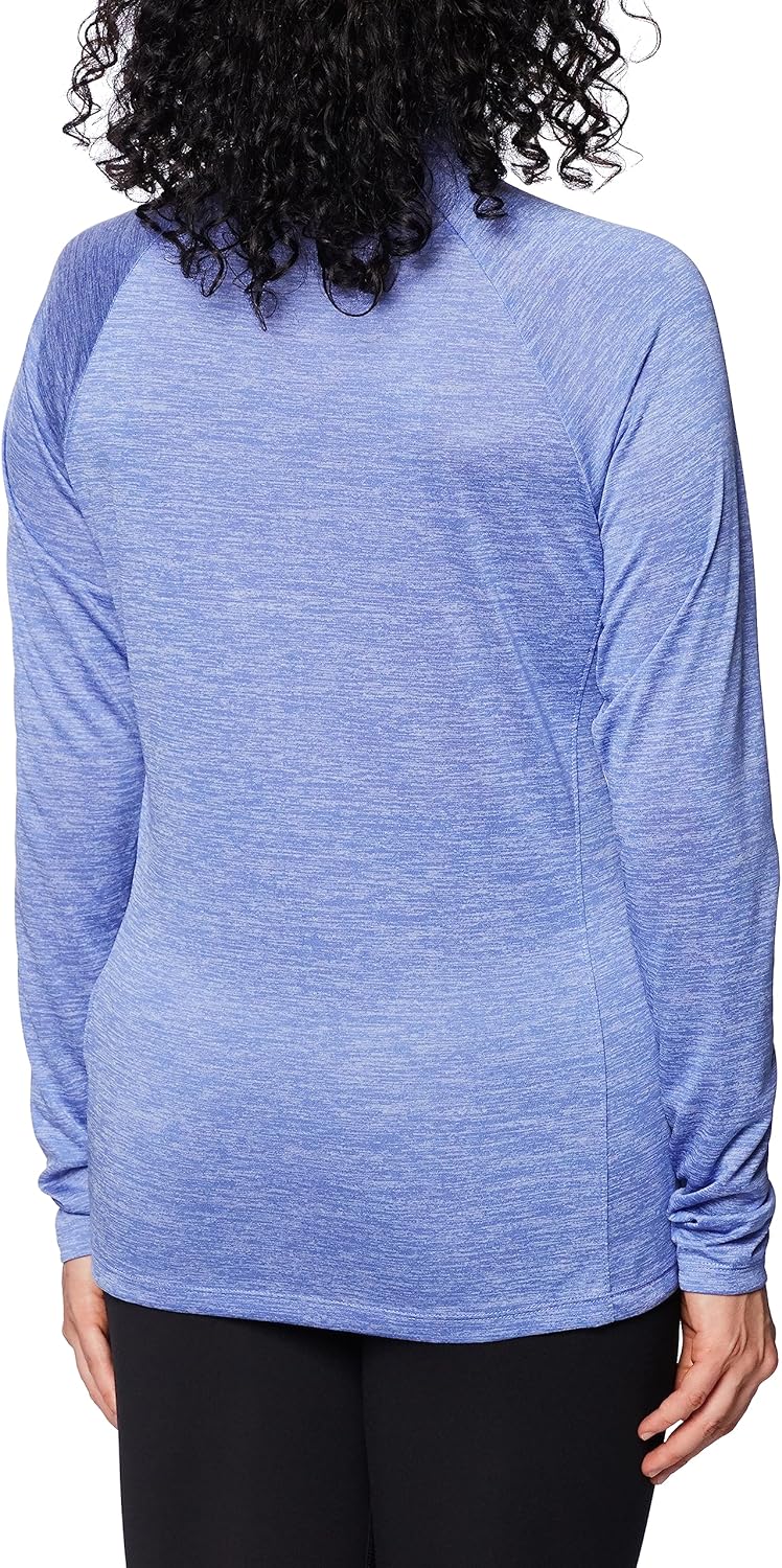 Under Armour Damen Tech Twist 1/2 Zip Langarm Pullover Sweatshirt S (495) Baja Blue/White/Metallic S