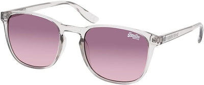 Superdry SDSUMMER6-108 Damen-Sonnenbrille, Grau / Violett-Rosa, Grau