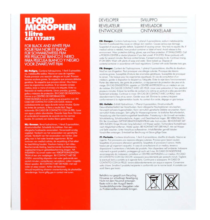 Ilford Microphen Black & White Powder Film, 1 l