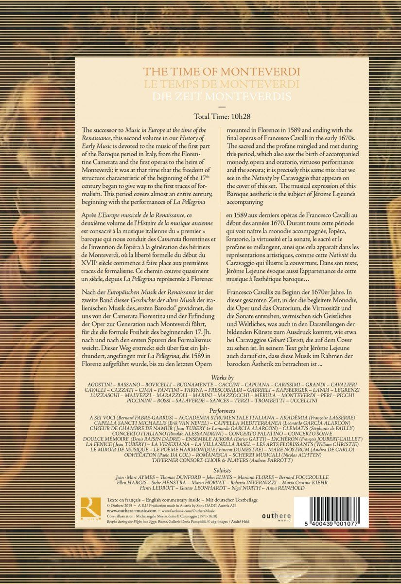 Die Zeit Monteverdis Buch), Audio-CD