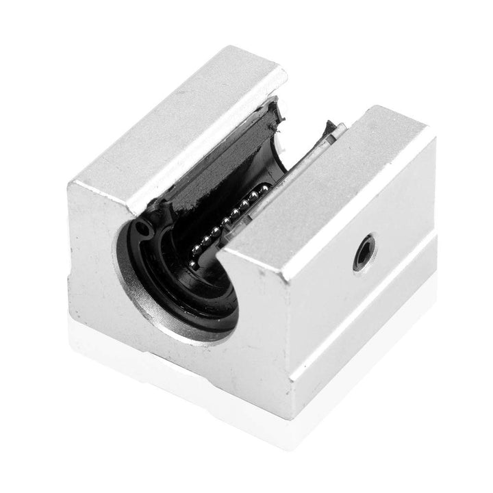 S SIENOC 2 Stück SBR16 1000mm 100cm Linearführung Gleitschiene Welle mit 4 Stück SBR16UU Lagerblock