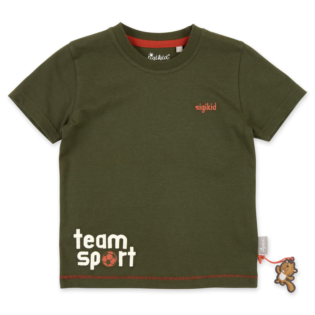 Sigikid Jungen T-Shirt, Dunklegrün