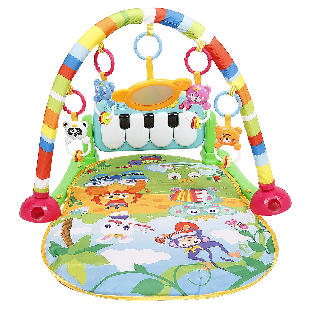 Spielmatte, Baby, Spieldecke Baby, Krabbeldecke für Baby Spielbogen für Babys, Laufstallfunktion, 1
