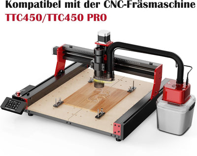 Twotrees Tischstaubsauger für CNC-Schneiden und Holzbearbeitung, Luftfiltersystem und starke Saugkra