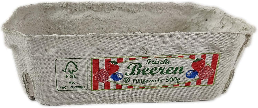 Beerenschalen für Früchte Frucht-Schälchen Obstschalen Verpackungsschalen kompostierbar Schale für z