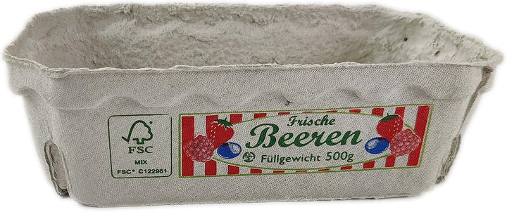 Beerenschalen für Früchte Frucht-Schälchen Obstschalen Verpackungsschalen kompostierbar Schale für z