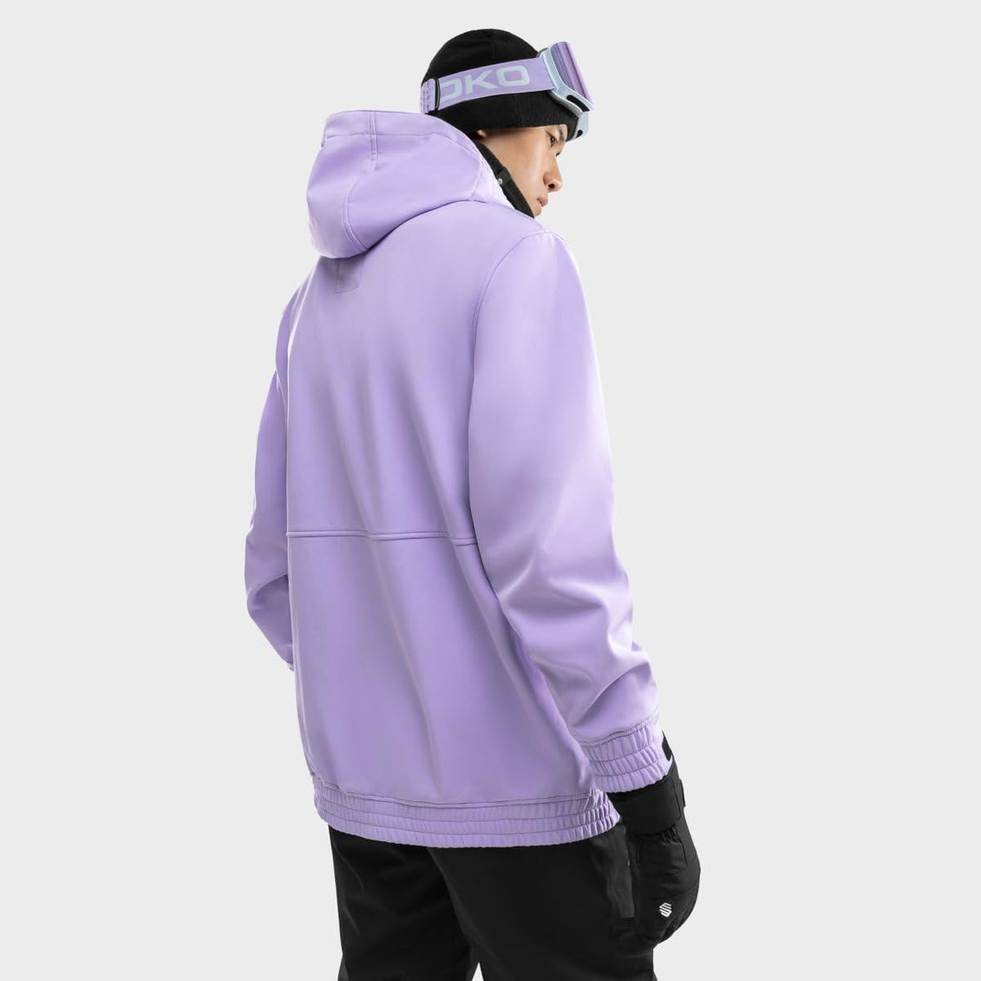 SIROKO W1 Ski- & Snowboardjacke Herren Wasserdicht Wärmeschutz Fronttasche Wintersport XXS Lavendel,