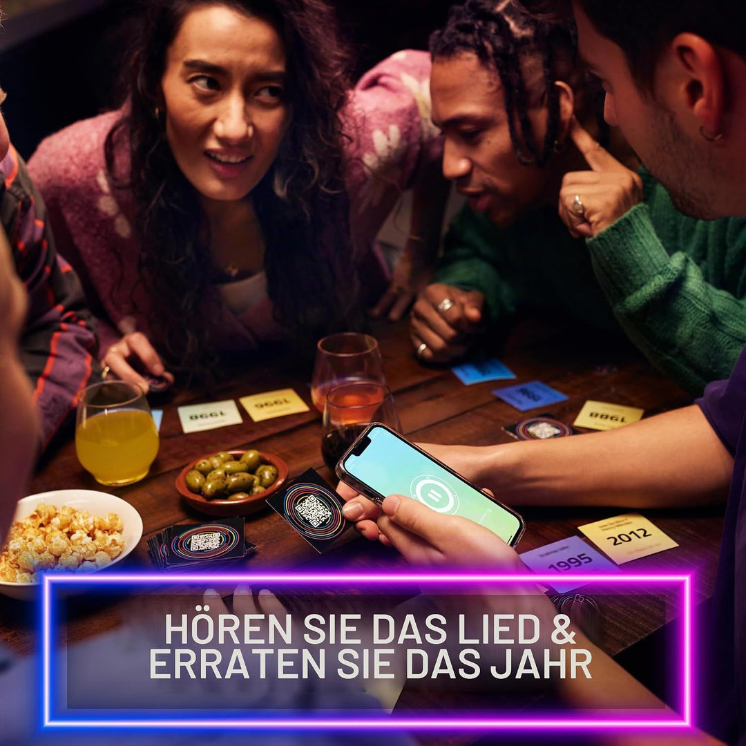 Hitster Erweiterung Urban &amp; Hip-Hop – Gesellschaftsspiel und musikalische Stimmung – Spiel für Erwac