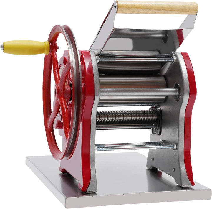 Manuelle Nudelmaschine Manuelle Teigwalzenmühle aus Edelstahl, Multifunktionale Manuelle Pasta Maker