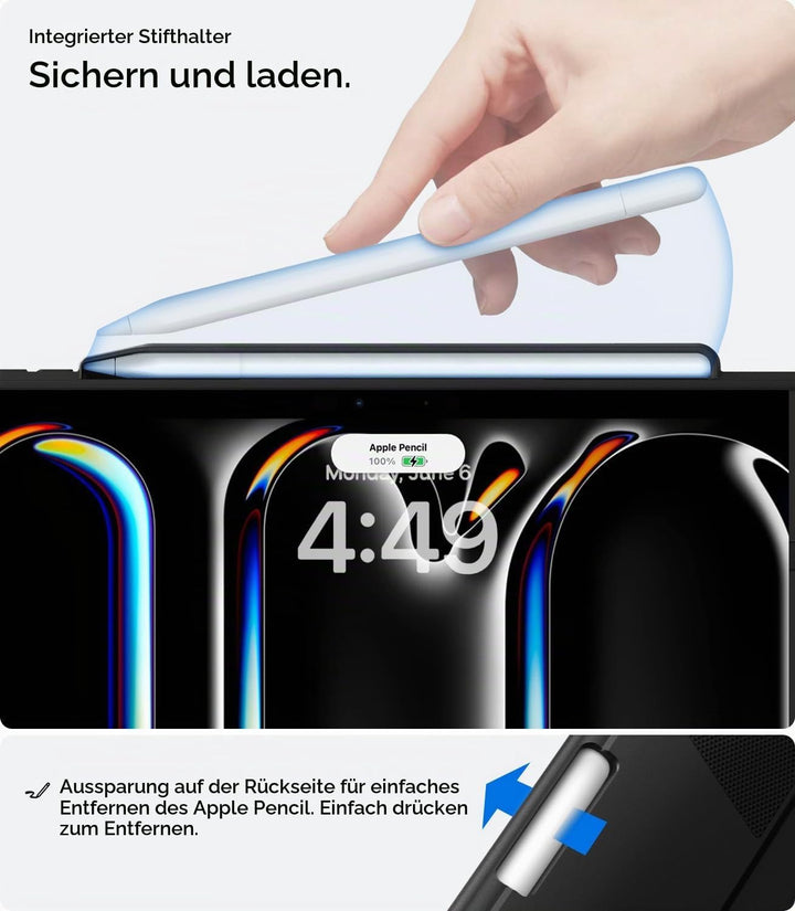 Spigen Rugged Armor Pro Hülle für iPad Pro 11 Zoll M5 (2025) / M4 (2024) Chip Robustes Case Auto Sch