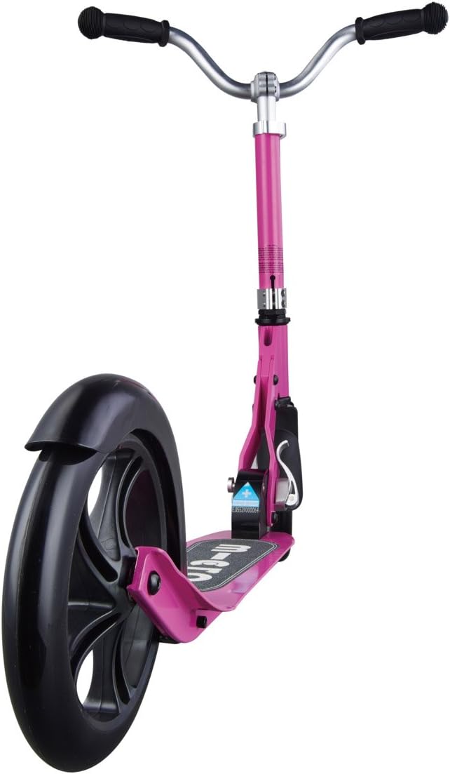 Micro Roller | Cruiser Kinderroller | Lenker verstellbar | leicht | faltbar | Jungen & Mädchen rose,