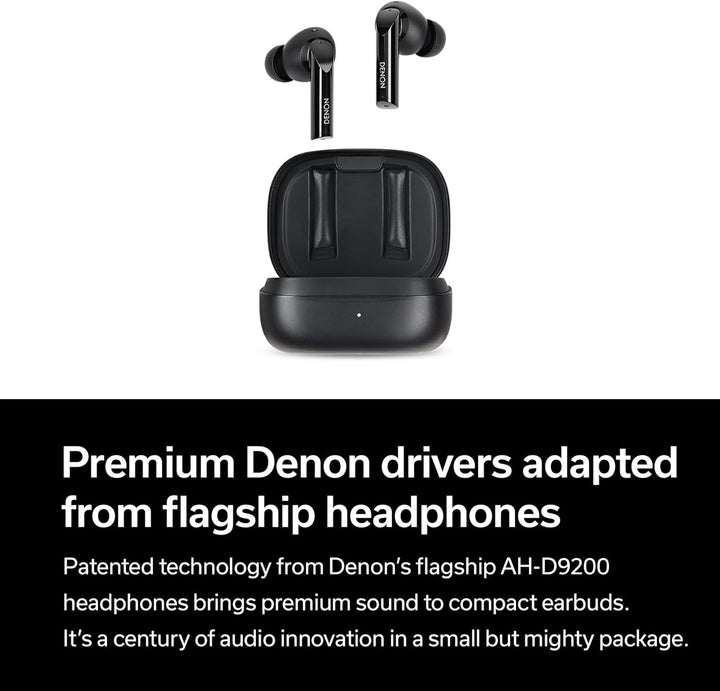 Denon AH-C840NCW True Wireless Bluetooth In-Ear-Kopfhörer mit aktiver Geräuschunterdrückung, wasserr
