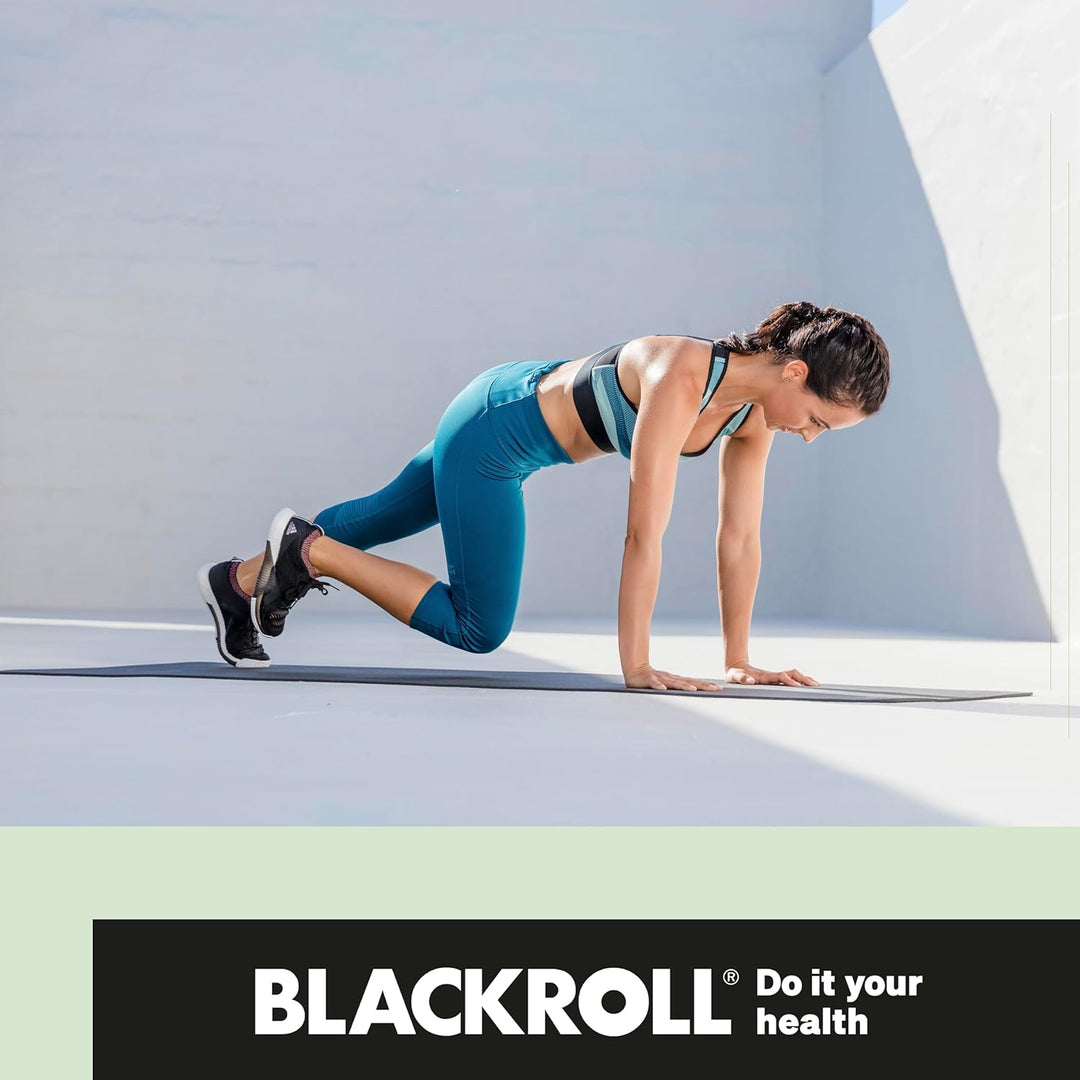 BLACKROLL® MAT (65 x 185 cm), rutschfeste Fitnessmatte für gelenkschonendes Training, Sportmatte mit