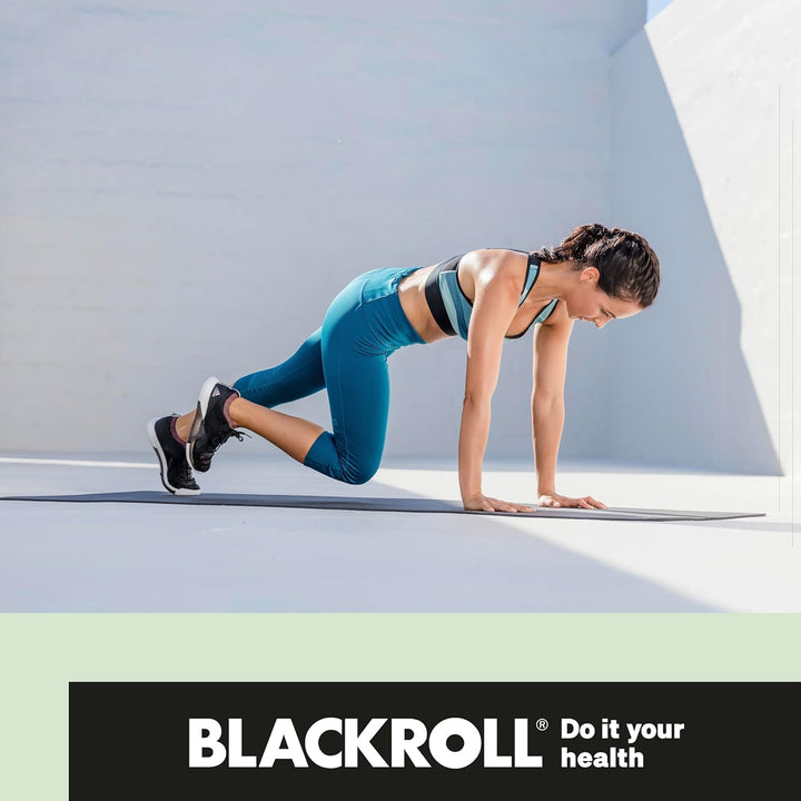 BLACKROLL® MAT (65 x 185 cm), rutschfeste Fitnessmatte für gelenkschonendes Training, Sportmatte mit