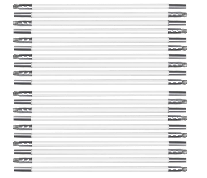 Nylon Stangen 800 cm, 20 Flexible 410 mm Stange,Können bis zu 400 cm Reichen Nylon Stangen 20 X 41mm