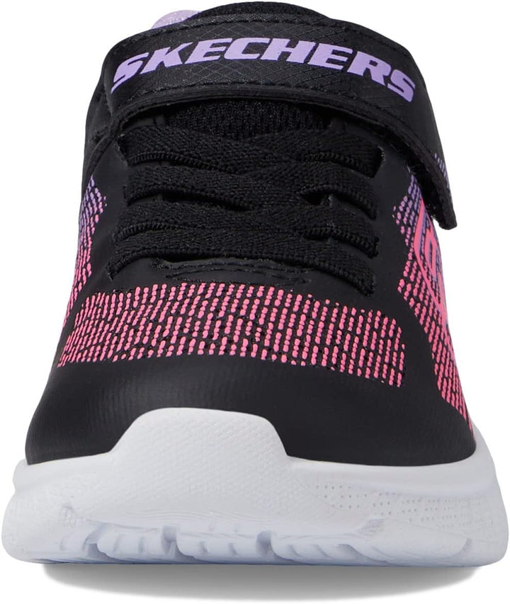 Skechers 303610l Bklv Mädchen Sportschuhe 27 EU Black Synthetic Lavender Trim, 27 EU Black Synthetic