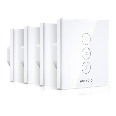Maxcio Wlan Rolladenschalter, Smart Rolladen Zeitschaltuhr Kompatibel mit Alexa und Google Home, APP