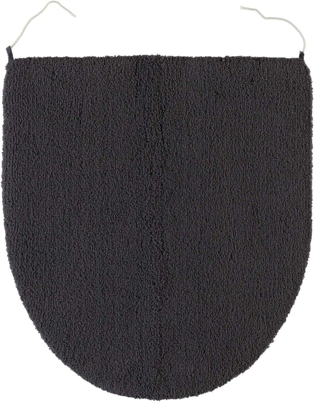 Rhomtuft Badteppiche Square Zinn - 02 Toilettenvorlage mit Ausschnitt 55x60 cm, Toilettenvorlage mit