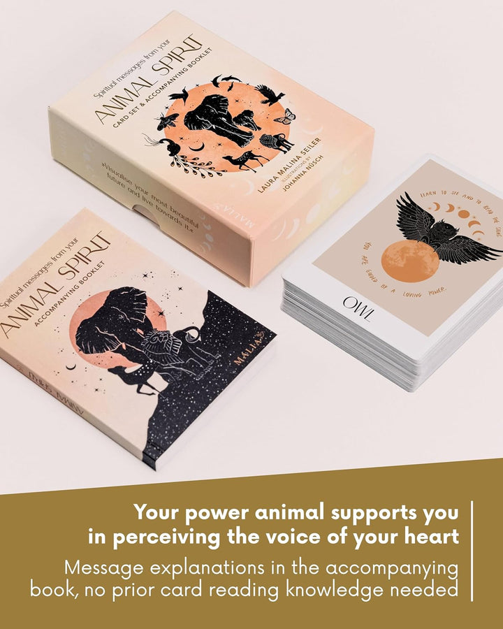 Spiritual messages from your Animal Spirit: Card Set & Accompanying Booklet, Karten
