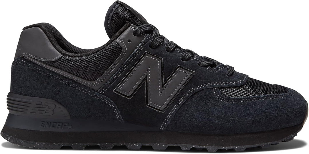 New Balance Herren 574 Sneaker 37 EU Triple Black, 37 EU Triple Black