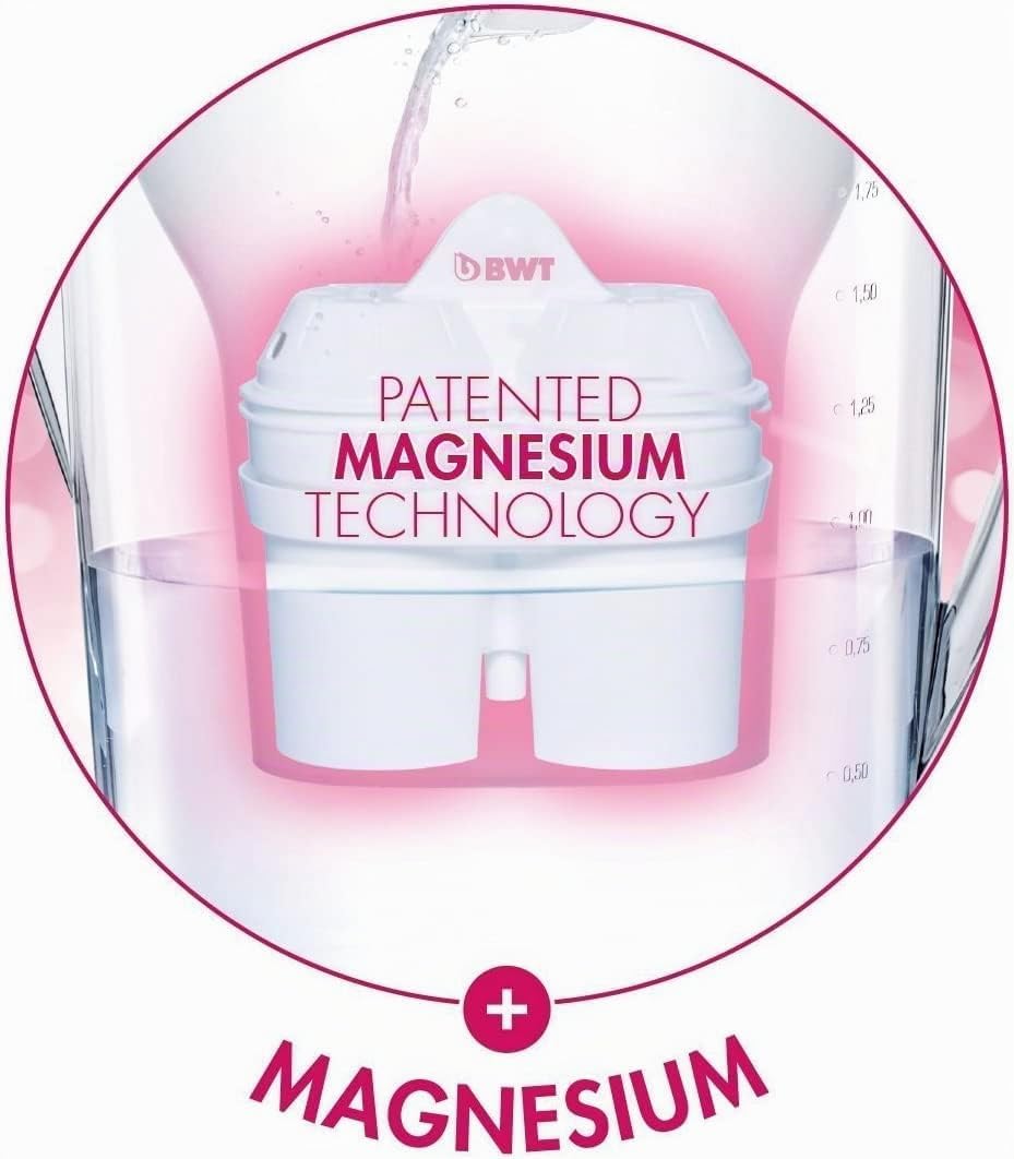 BWT Magnesium Mineralized Water 12x Acryl Weiss 8801502