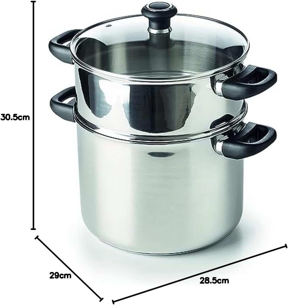 Beka Polo Couscous Topf, Edelstahl, 24 cm, 3