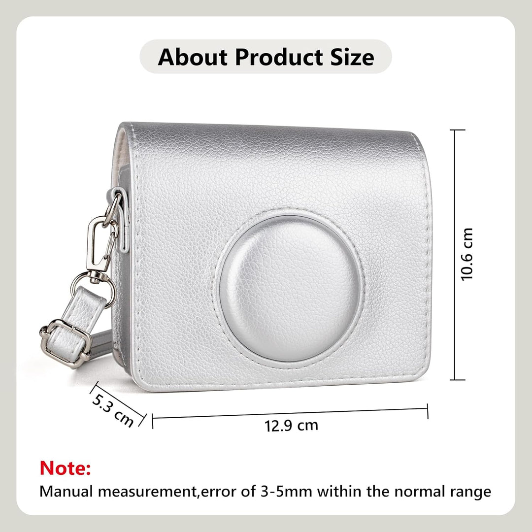 MUZIRI KINOKOO Tasche für Fuji Instax Mini EVO Sofortbildkamera – PU-Leder Mini EVO Schutzhülle im h