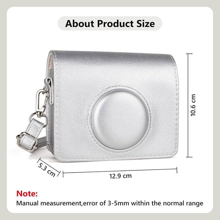 MUZIRI KINOKOO Tasche für Fuji Instax Mini EVO Sofortbildkamera – PU-Leder Mini EVO Schutzhülle im h
