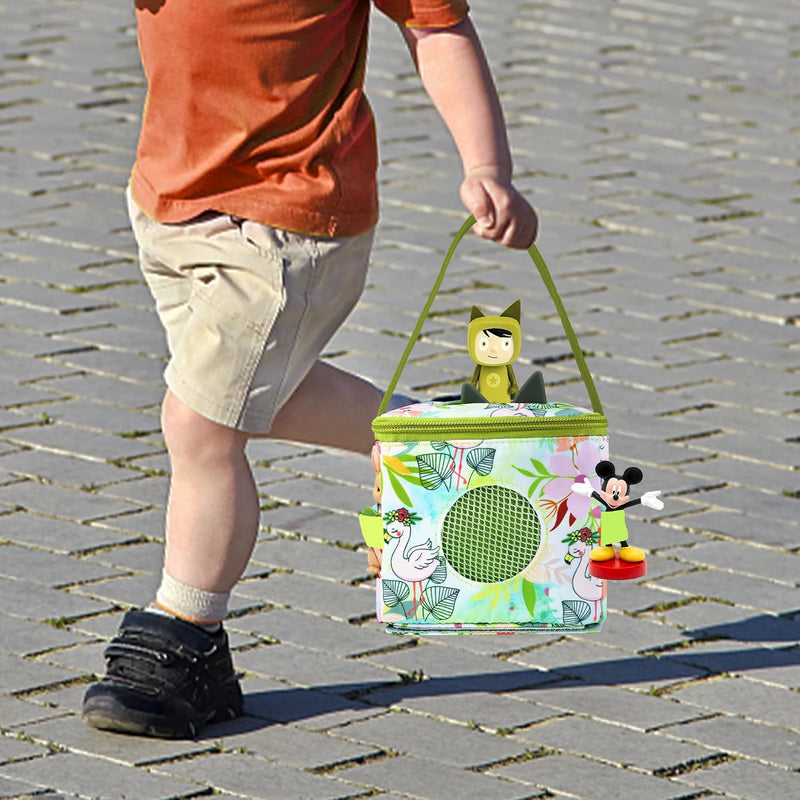 Tasche für Toniebox und Hörfiguren, Tragetasche für Toniebox Starterset Kinderlieder Figuren, Transp