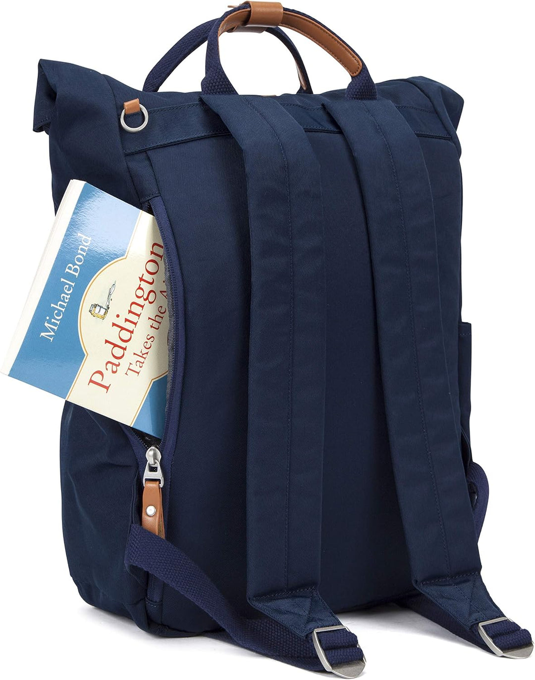 SEVENTEEN LONDON – Moderner und stilvoller ‘Canary Wharf’ Rucksack mit einem klassischen gefalteten