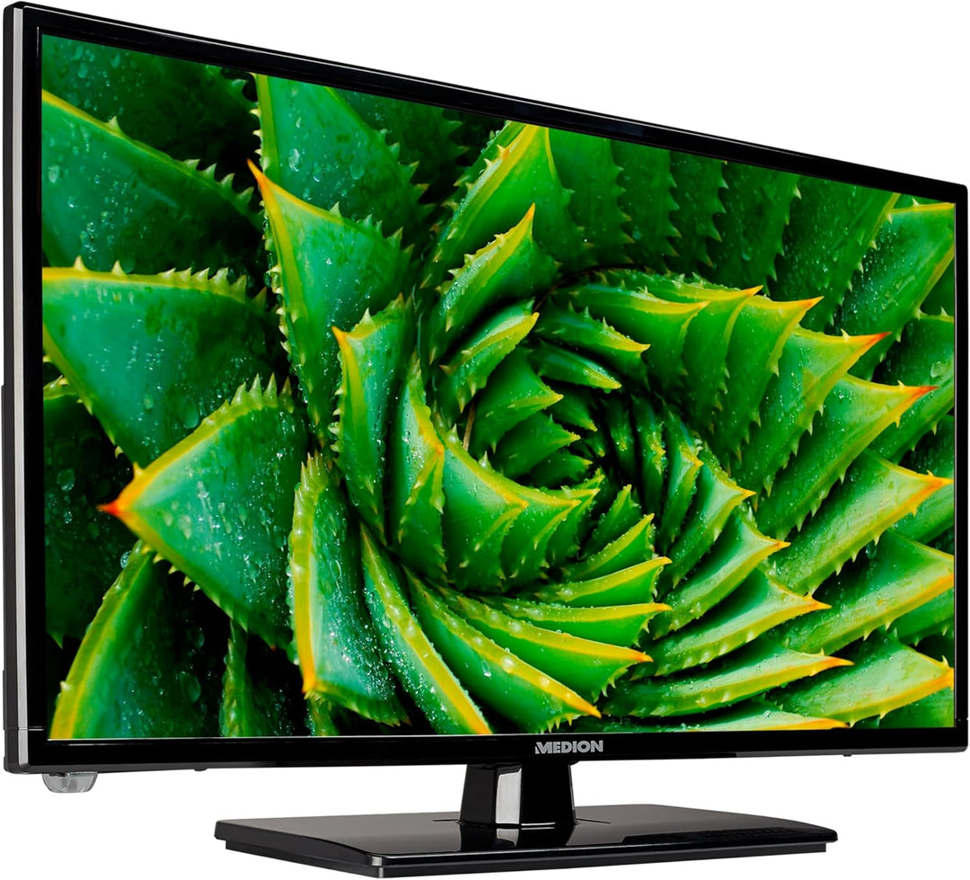 MEDION E12412 59,9 cm (23,6 Zoll) Full HD Fernseher (Triple Tuner, DVB-T2 HD, Mediaplayer, 12V KFZ C