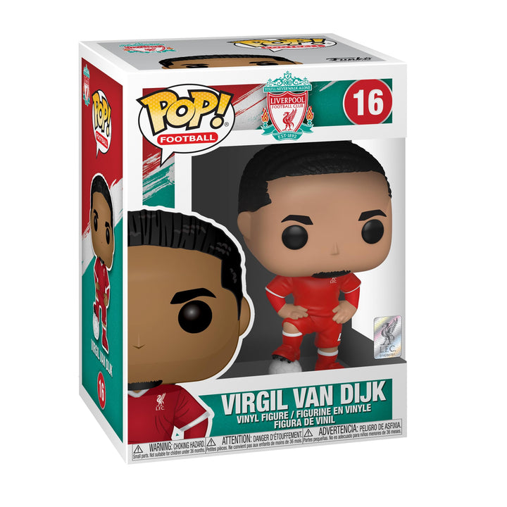 Funko Pop! Football: Virgil Van Dijk - (Liverpool) - Liverpool FC - Vinyl-Sammelfigur - Geschenkidee