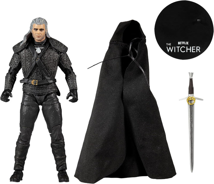 McFarlane The Witcher Netflix Actionfigur Geralt of Rivia (Season 2) 18 cm Retro, Retro