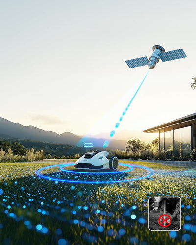 MAMMOTION YUKA 2000 Mähroboter ohne Begrenzungskabel, NetRTK+Vision, Keine RTK-Antenne erforderlich,
