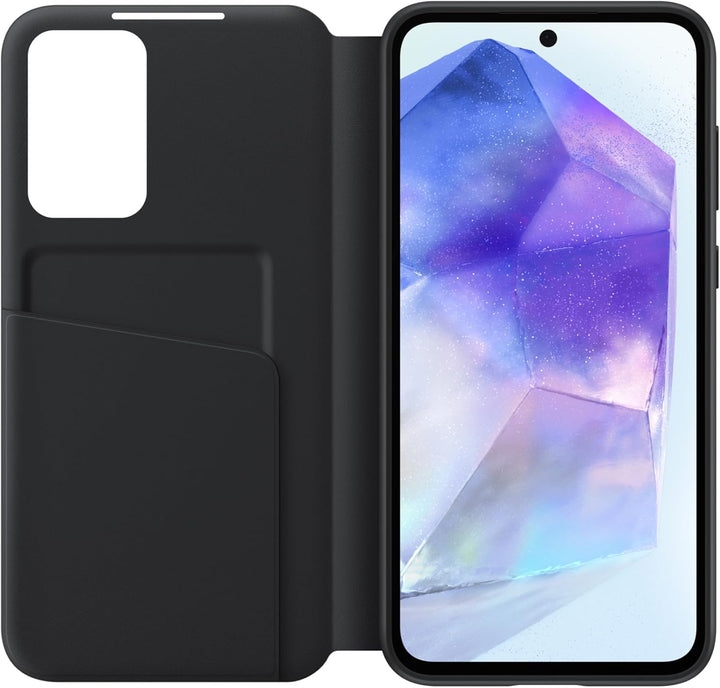 Samsung Smart View Wallet Smartphone Case EF-ZA556 für das Galaxy A55 5G, Handyhülle, Kartenfach, Si