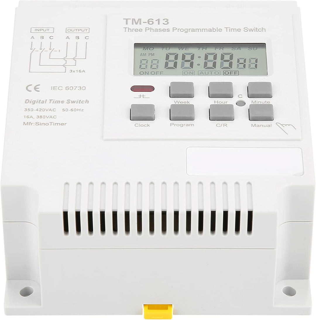 Zeitrelais 380 V 3 Phasen Motor Timer Tm 163 Drei Phasen 380 V Smart Digital Weekly Programmable Con