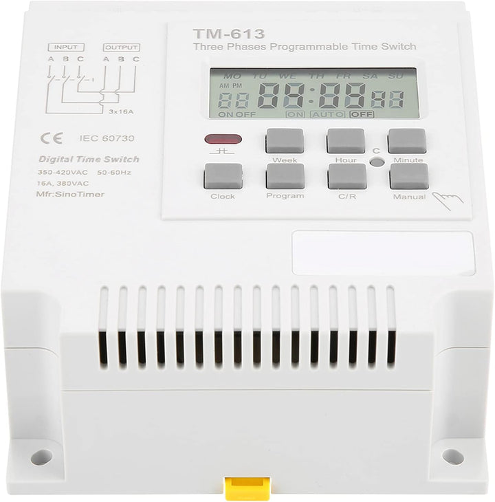 Zeitrelais 380 V 3 Phasen Motor Timer Tm 163 Drei Phasen 380 V Smart Digital Weekly Programmable Con