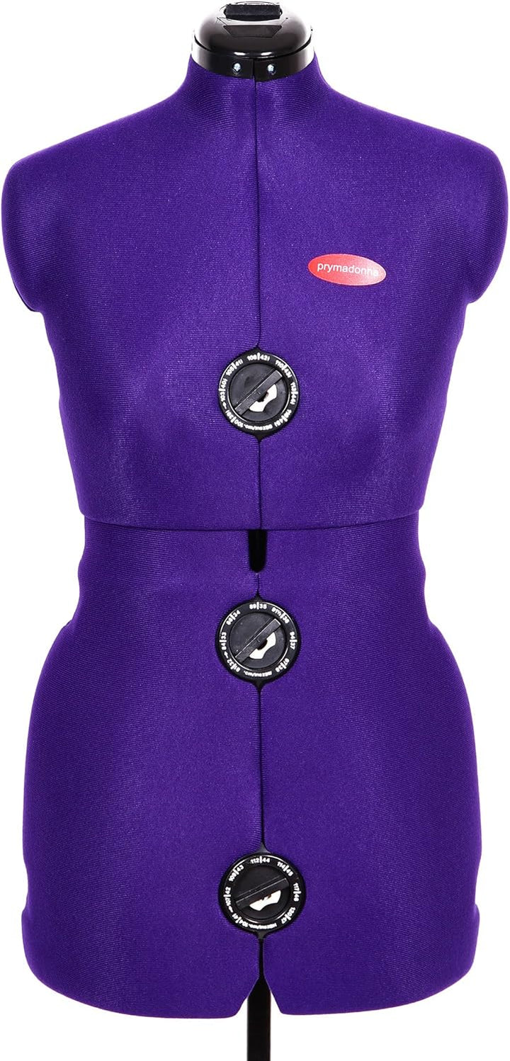 Prym 611757 Prymadonna Schneiderbüste, L, 8-teilig L Violett, L Violett