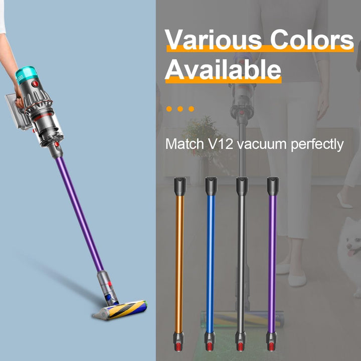 Saugrohr für Dyson V12 Detect Slim & V9 Motorbar Staubsauger, 74CM (Violett), Violett